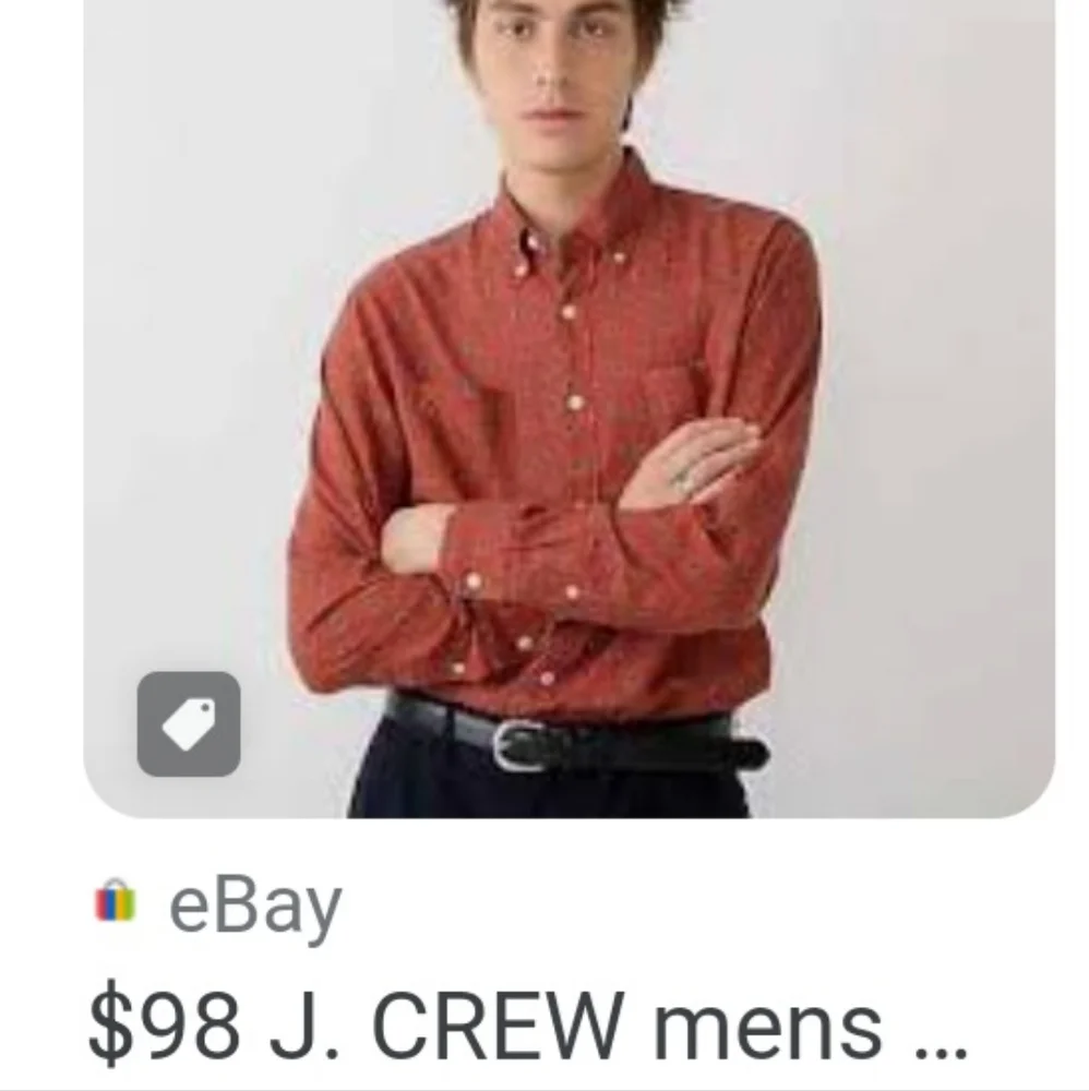 J.Crew Cotton Wool Challis two-pocket shirt  1 ea. 3 colors left Men's LG SO